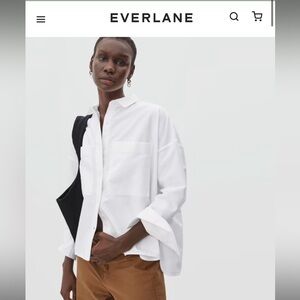 Everlane Boxy Oxford Organic Cotton